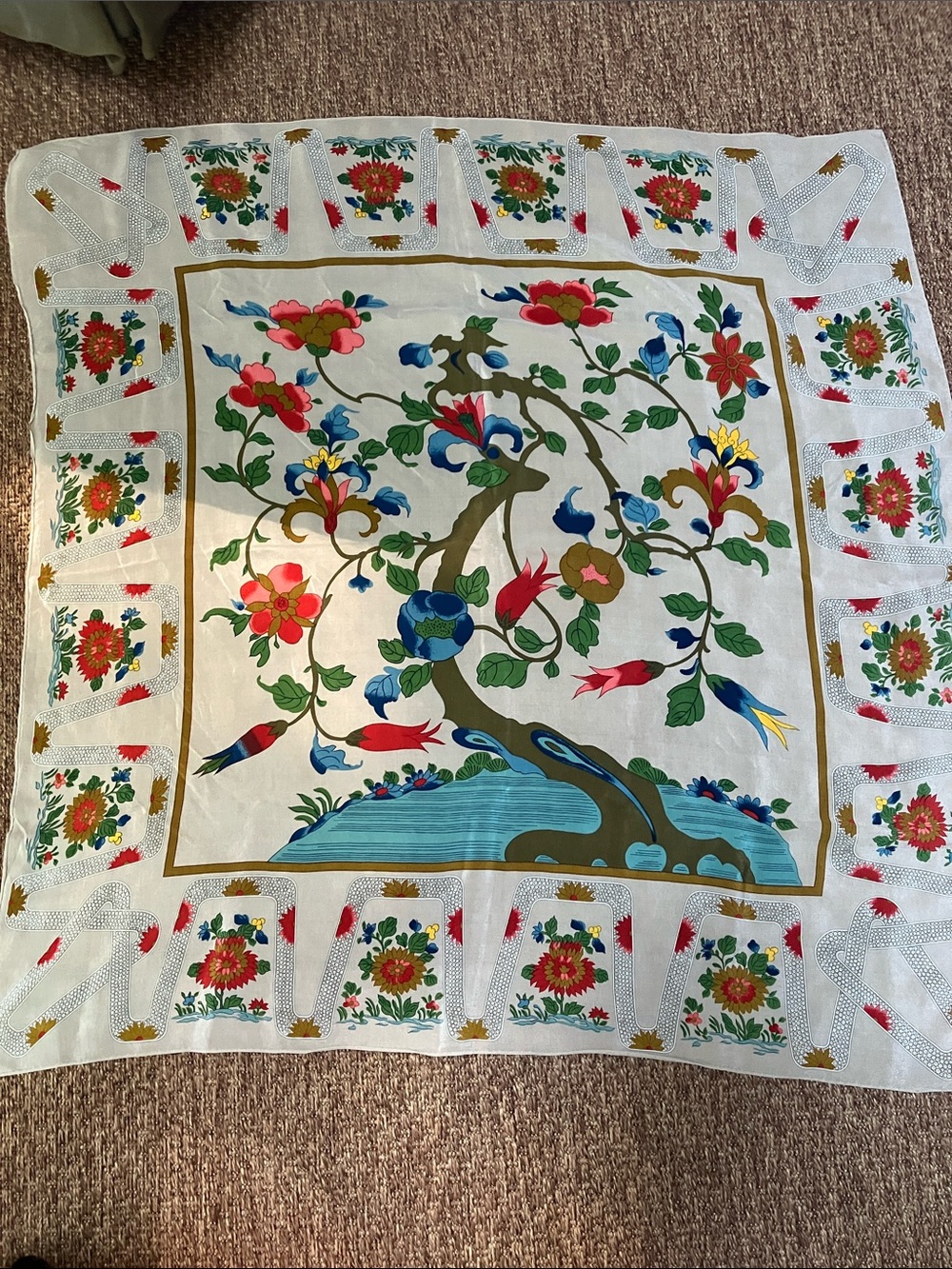 Met Museum of Art Silk Scarf